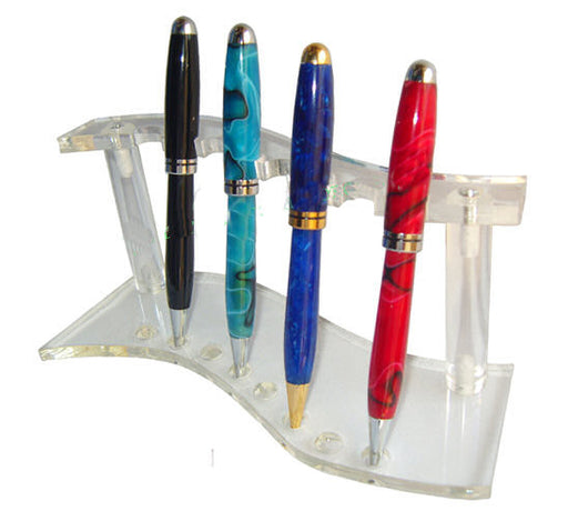Acrylic Pen Display - Holds 8 Pens - WoodWorld of Texas