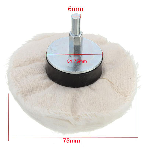 75 mm / 3in approx. Dome Polishing Mop