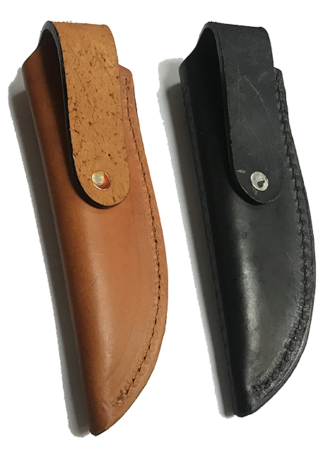 Knife Sheath Tooled Leather - SH700 - 1 3/4" opening and a 7" length - Hand Made in USA