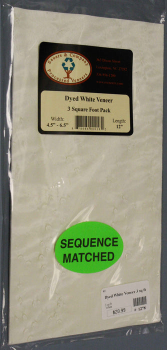 Veneer - White Dyed Veneer pack