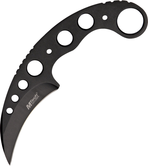 Tactical Karambit ss-Blk Finish w/ Moulded Sheath