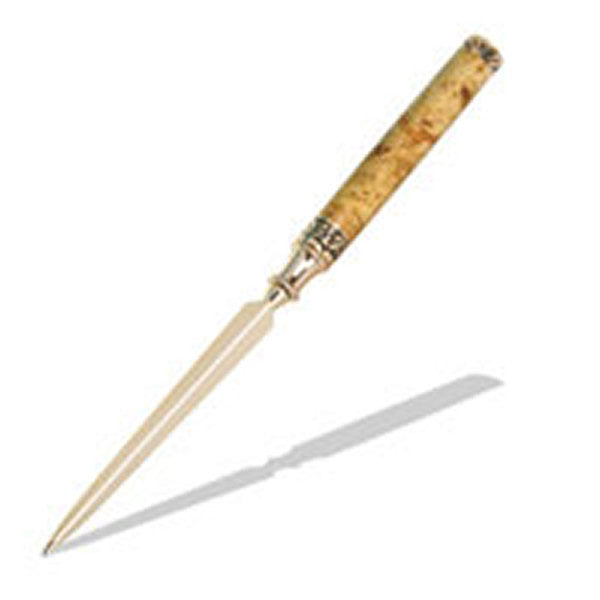 Sculpted Letter Opener - Gold "Arbor" - WoodWorld of Texas