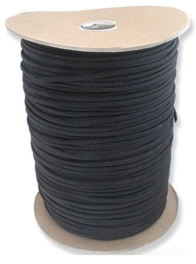 Black Parachute Cord Paracord Type III Military Specification 550