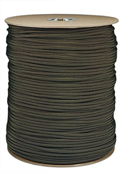 Olive Drab Green Parachute Cord Paracord Type III Military Specification 550