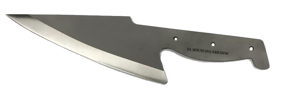 Rockin Chef Knife Blank - Ugly Blade Knife Works Patented Chef Knife
