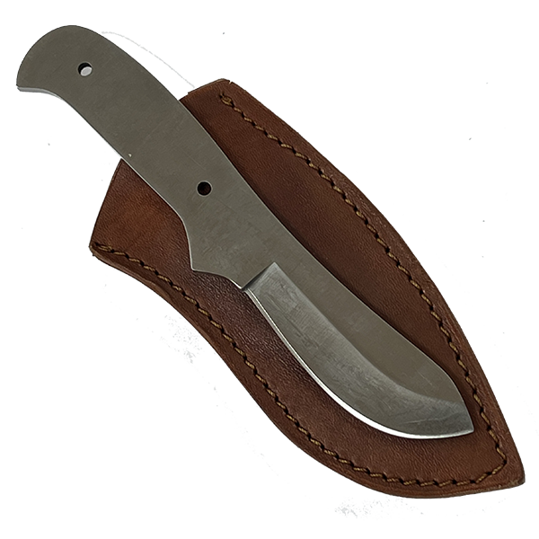 Custom Leather Knife Sheath Leather - SHWW114- 1 3/4" opening and a 5 3/4"" length with Belt loop. Fits Utah Skinner