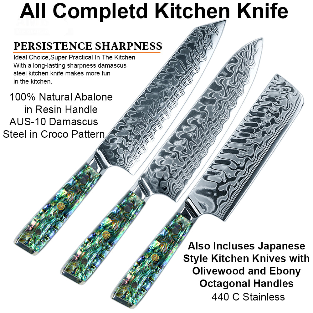 Completed Kitchen Knives