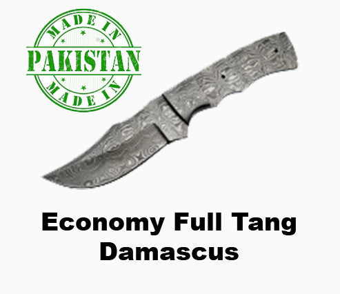 Economy Full Tang Damascus Blanks