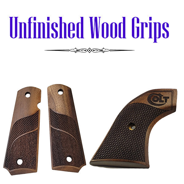 Unfinished Wood Grips