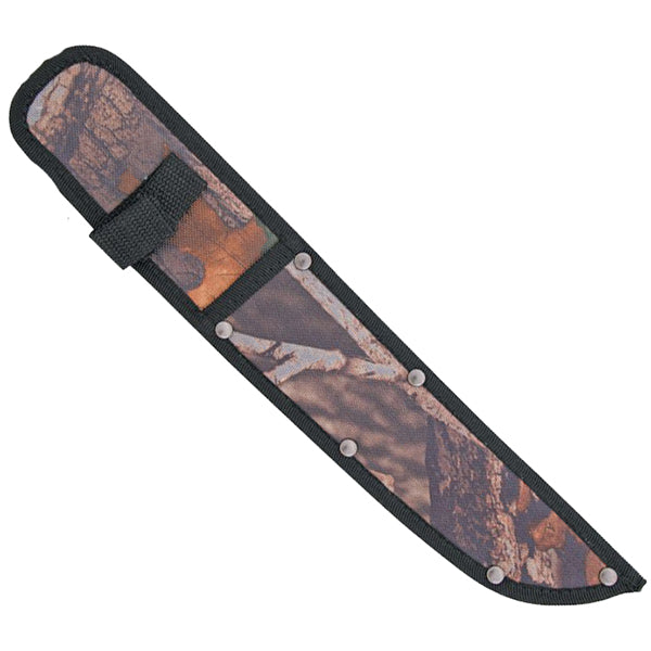 Nylon Knife Sheath Camo Velcro Closure 8x1.75