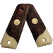 **1911 Full Size Checkered & Engraved Rosewood Grips w/ Acrylic Ivory Accent U.S. Medallion - WoodWorld of Texas