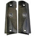 Black Rosewood 1911 Full Size Grips Fish Sales Colt Logo Black Medallion - WoodWorld of Texas