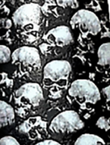 1911 Full Size Grips - UV / HD Image Printed Over Wood - Skulls - WoodWorld of Texas