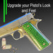 1911 Full Size Grips - UV / HD Image Printed Over Wood - Green Dragon - WoodWorld of Texas