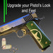 1911 Full Size Grips - UV / HD Image Printed Over Acrylic - Green Jeep Star - WoodWorld of Texas