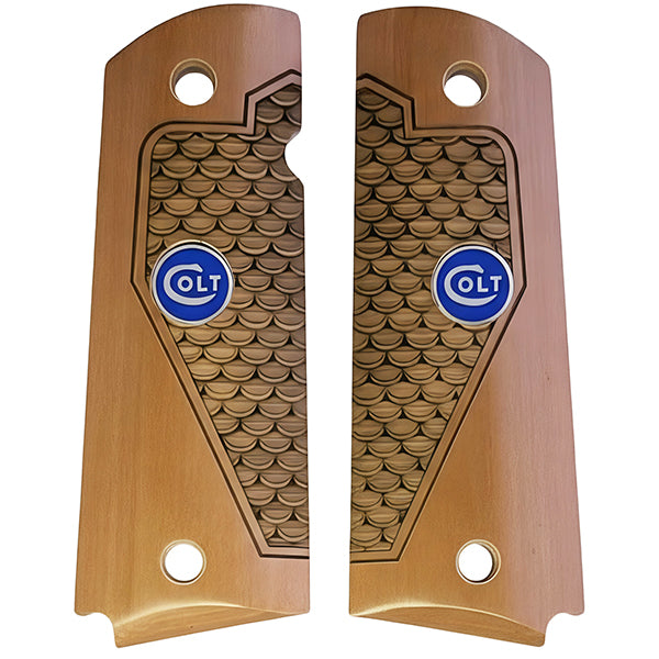 1911 Full Size G10 Composite with Fish Scales with Colt Blue Medallion