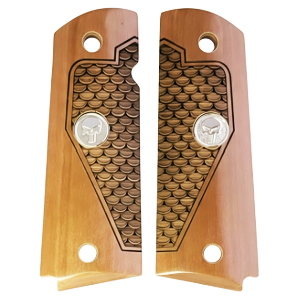 1911 Full Size G10 Composite with Fish Scales with Punisher Silver Medallion