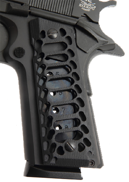 1911 Full Size G10 Skeletonized with Black Insert Grips - WoodWorld of Texas