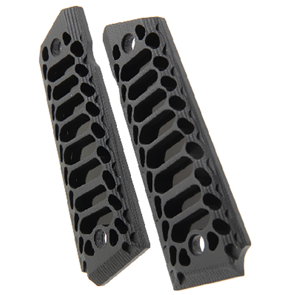 1911 Full Size G10 Skeletonized with Black Insert Grips - WoodWorld of Texas