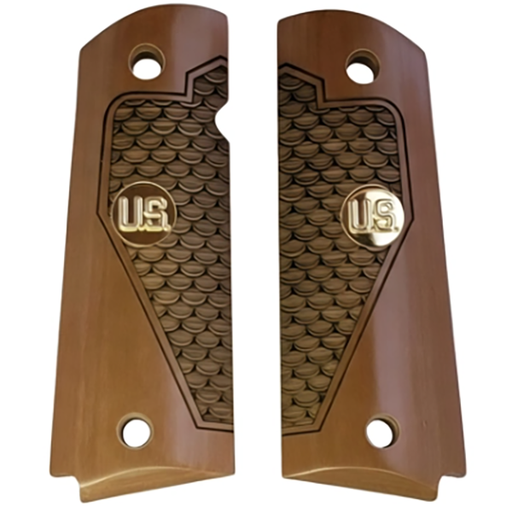 1911 Full Size G10 Composite with Fish Scales with U.S. Gold Medallion - WoodWorld of Texas