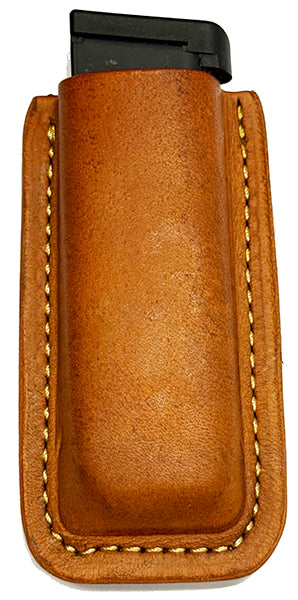 1911 - Single Magazine Pouch/Case/Holder - Form Fitted - Belt Clip On - Tan - Made in Texas