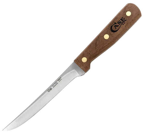 *Case Cutlery Boning 6", Walnut handle, Stainless Steel. XX635 Pattern