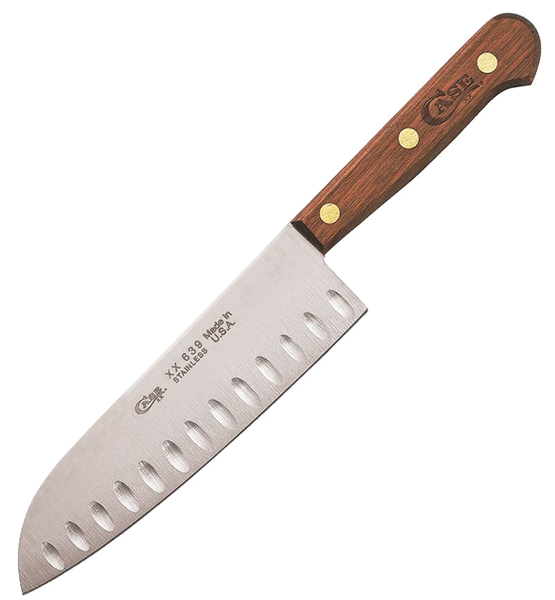 *Case Cutlery Santoku 7", Walnut handle, Stainless Steel. XX635 Pattern