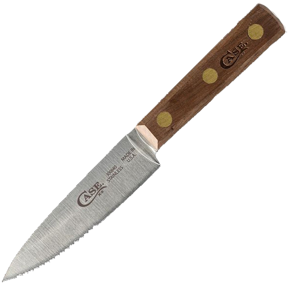 *Case Cutlery Steak Knife 4", Walnut handle, Stainless Steel. XX635 Pa