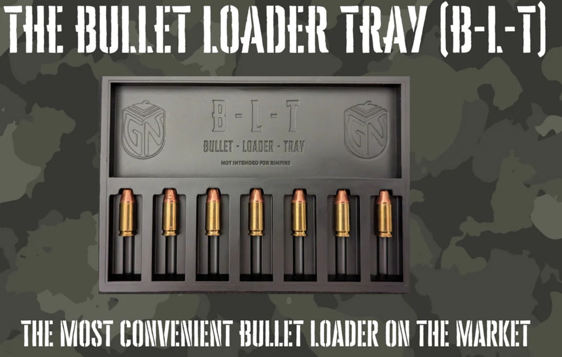 Gun Nutz Bullet Loading Tray- Black