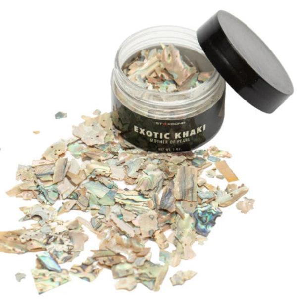 Starbond Mother of Pearl Exotic Khaki Flakes, 1 oz.