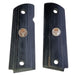 Black Rosewood 1911 Full Size Grips Punisher Silver Medallion - WoodWorld of Texas