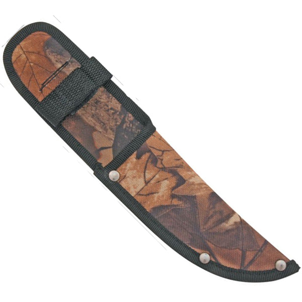 Nylon Knife Sheath Camo Velcro Closure 5.5x1.5