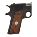 1911 Full Size Double Diamond Checkered Rosewood Grips w/ Colt Logo Silver Medallion - WoodWorld of Texas