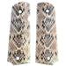 1911 Full Size Grips - UV of HD Image -  "Diamond Back Rattler" HD / UV Image Printed Over Wood - WoodWorld of Texas