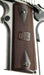 1911 Full Size Double Diamond Checkered Rosewood Grips w/ US embossed - WoodWorld of Texas