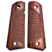 1911 Full Size Checkered Rosewood Combat Grips - WoodWorld of Texas