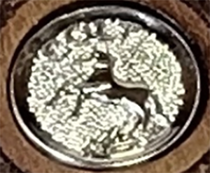 1911 Full Size Double Diamond Checkered Rosewood Grips w/ Colt Logo Silver Medallion - WoodWorld of Texas