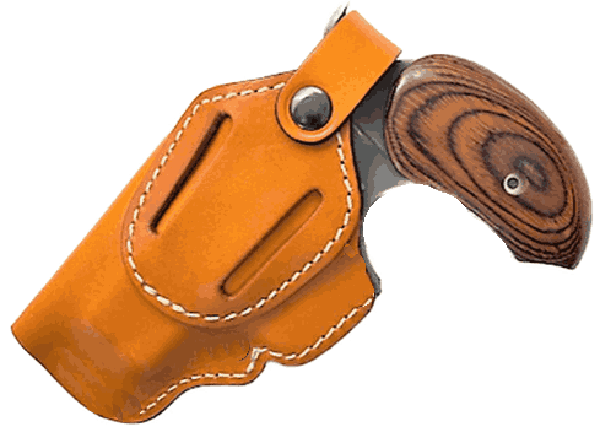 Bond Arms Full Size holster for up to 4.5" Barrels RIGHT HAND - Tan -  Made in Texas - WoodWorld of Texas