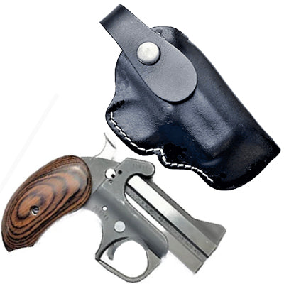 Bond Arms Full Size holster for up to 3.5" Barrels RIGHT HAND - Black - Made in Texas - WoodWorld of Texas
