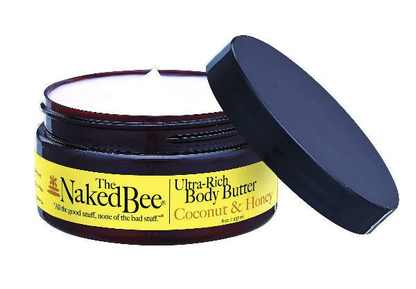 Naked Bee Coconut & Honey Ultra Rich Body Butter 8 oz.