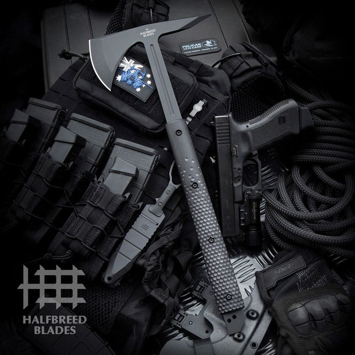 Halfbreed Blades  Large Breaching Axe Black 18.38" OAL