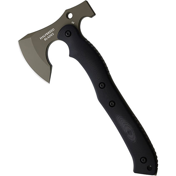 Halfbreed Blades  Compact Rescue Axe 9.5" OAL -  Black Handle