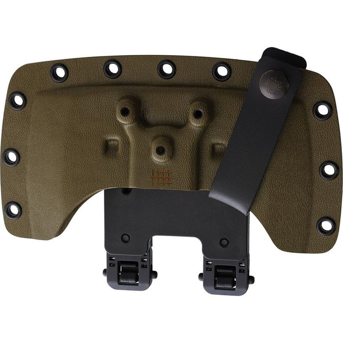 Halfbreed Blades Compact Battle Axe 12.63" OAL OD Green - CLOSEOUT