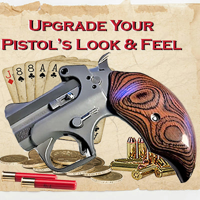 *Bond Arms Derringer XL Grips G Monster Rosewood- XL - WoodWorld of Texas