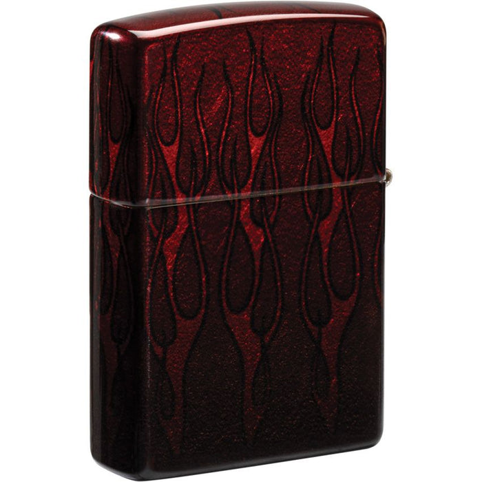 *Zippo Harley Davidson Logo Red Flame
