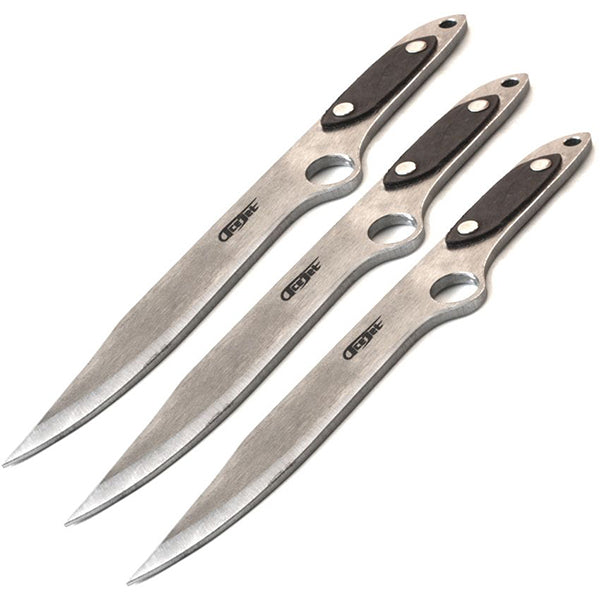 Throwing Knives - Ace Jet Spinner Bowie Throwing Knives 6.6 oz 3pc Set