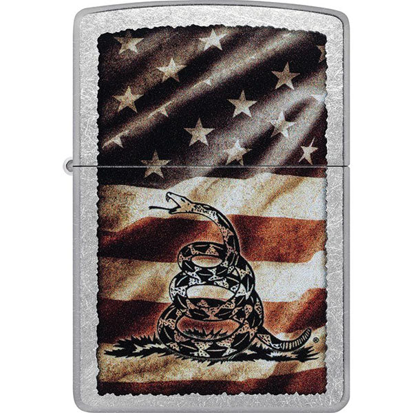 *Zippo Don't Tread On Me Flag II Lighter