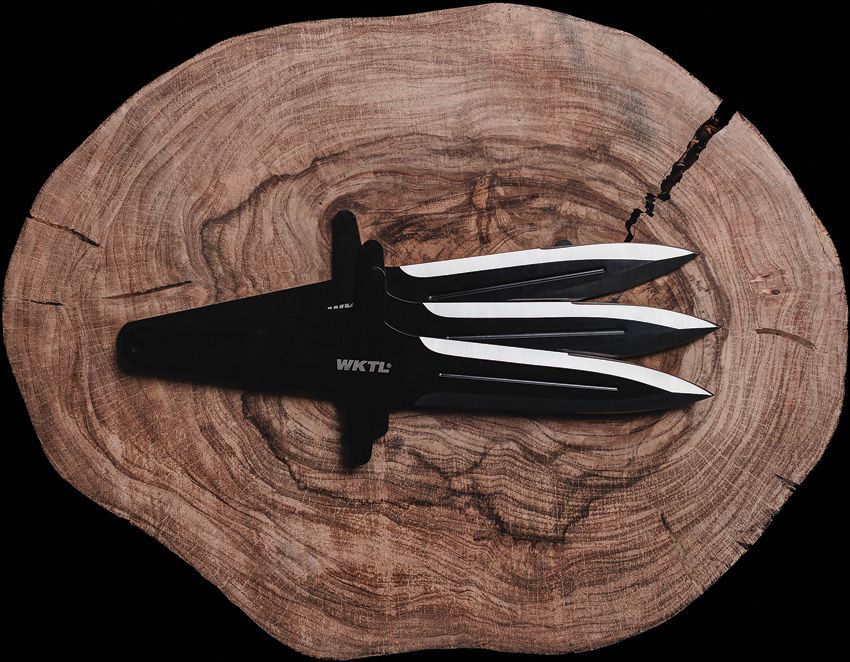 Throwing Knives - Merlin Throwing Knives Black - World Axe Throwing League