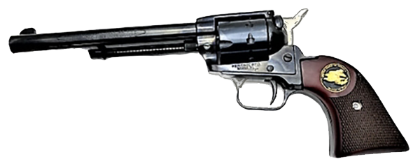 **Heritage Arms Rough Rider 6 & 9 Shot Grips (.22 &.22 Mag) Rosewood Checkered with Eagle "In God We Trust" Medallion