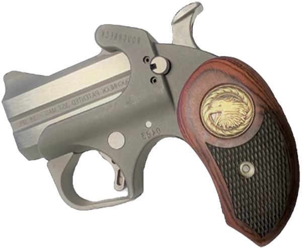 *Bond Arms Derringer XL Rosewood Gold Eagle (Only) Medallion Grips - XL - WoodWorld of Texas